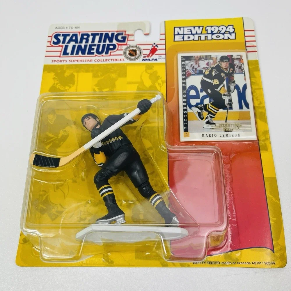 1994 KENNER STARTING LINEUP Mario Lemieux Pittsburgh Penguins MOMC